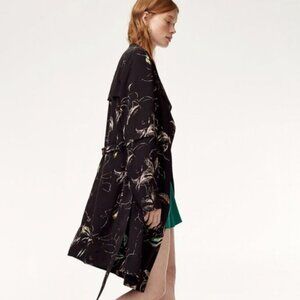 Babaton Aritzia Quincey Trench Coat XS Multi Color